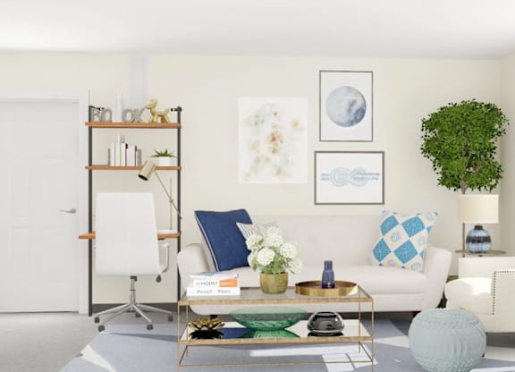 Living Room Renderings Wharfside Commons Renovations Affordable Apartments in Middletown CT
