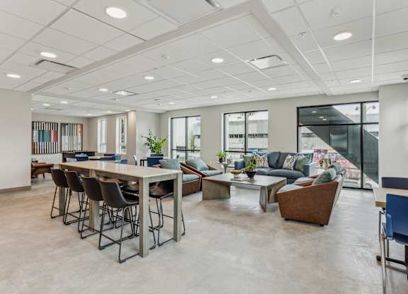 Lounge at Bryson Legacy Affordable Apartments in Los Angeles CA