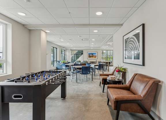 Clubhouse with Gaming Area at Bryson Legacy Affordable Apartments in Los Angeles CA