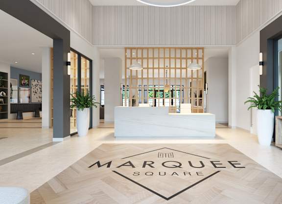 Entry at Marquee Square Apartments in Tampa FL