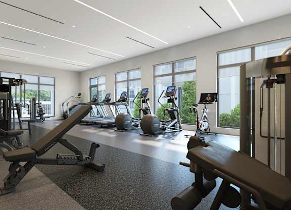 Apartments with a Gym at Marquee Square Apartments in Tampa FL