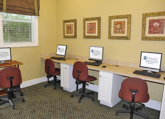 Business Center at Meridian Pointe Afforable Apartments in Tampa FL
