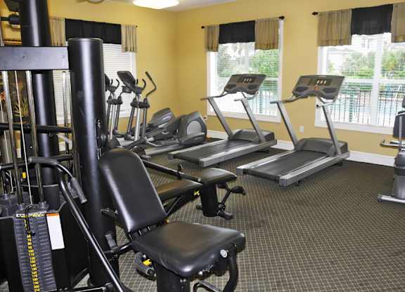 Fitness Center at Meridian Pointe Afforable Apartments in Tampa FL