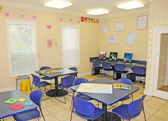 Children's Activity Room at Morgan Creek Affordable Apartments in Tampa FL