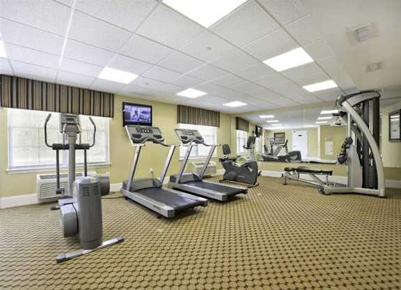 Fitness Center at Meadowbrook Senior Apartments in Tinton Falls NJ
