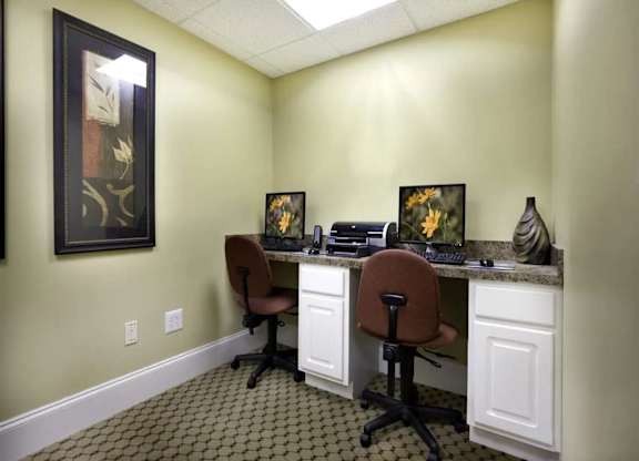 Business Center at Meadowbrook Senior Apartments in Tinton Falls NJ