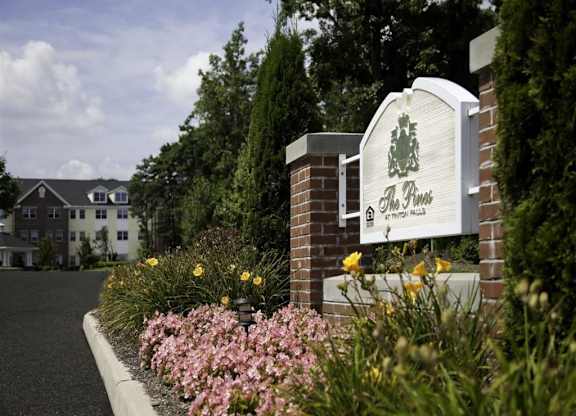 Entrance at The Pines at Tinton Falls Senior Apartments in Tinton Falls NJ