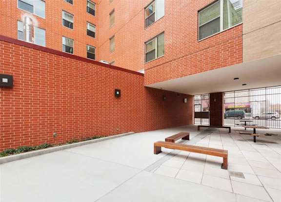 Courtyard at Metro 125 Affordable Apartments in NYC