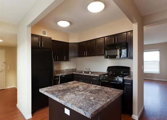 Kitchen at Metro 125 Affordable Apartments in NYC