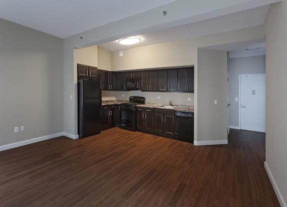 Kitchen at St. Nicholas Park Affordable Apartments in New York, New York