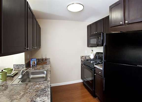 Kitchen at Douglass Park Apartments in New York, NY