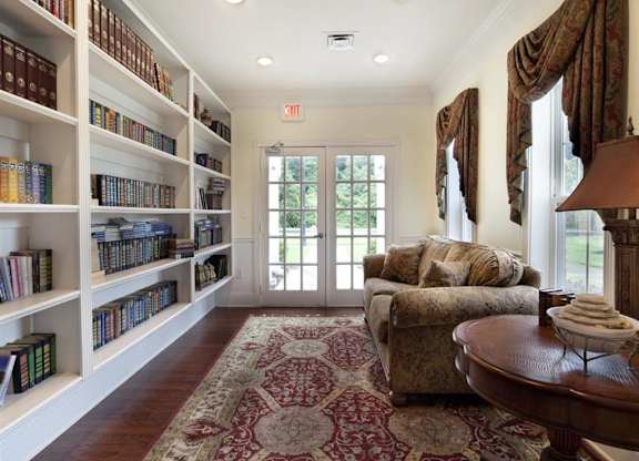 Library at Spring Manor Senior Apartments in Poughkeepsie, NY