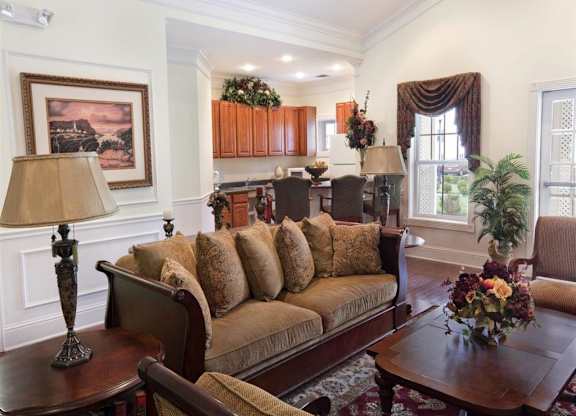 Clubhouse Seating Area at Spring Manor Senior Apartments in Poughkeepsie, NY