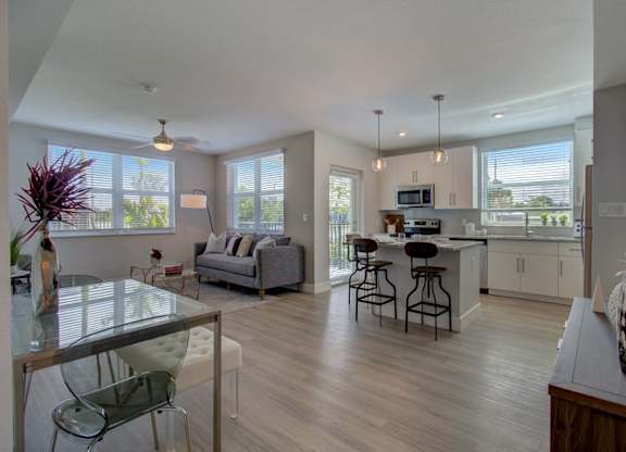 Spacious floor plan layouts at Everly Luxury Apartments in Naples FL