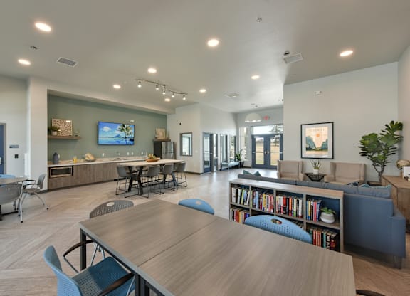 Club Room at The Retreat Affordable Apartments in Merced CA