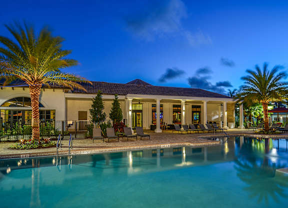 Pool at at Palm Ranch Apartments in Davie, FL