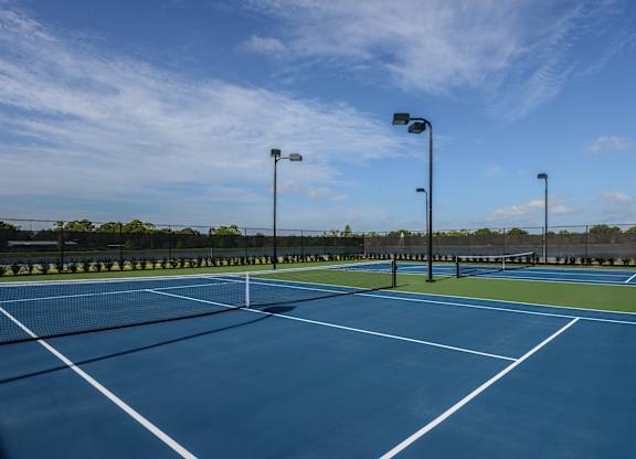 Two Tennis Courts at The Sedona Luxury Apartments in Tampa FL