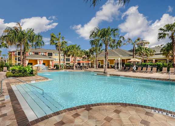 Resort-Style Pool at The Sedona Luxury Apartments in Tampa, FL