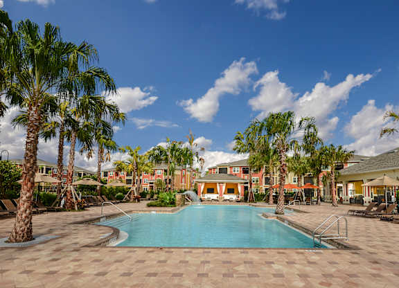 Resort-Style Pool at The Sedona Luxury Apartments in Tampa, FL