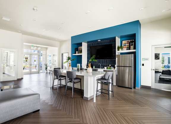 Demonstration Kitchen at Lakeland Senior Apartments in Santa Fe Springs CA