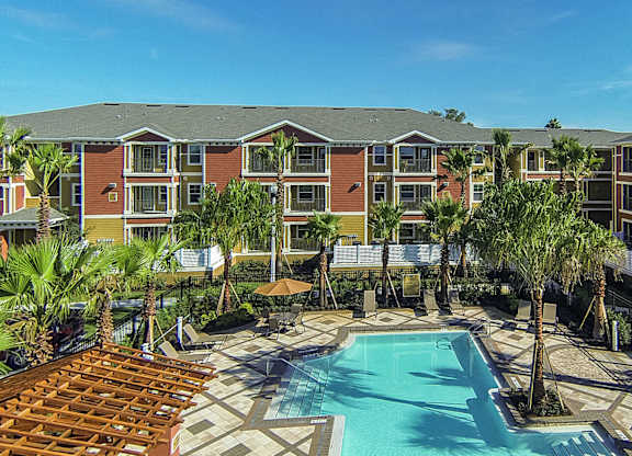 Resort-Style Pool at Santos Isle Senior Apartments in Tarpon Springs FL