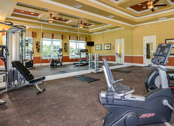 Fitness Center at Santos Isle Senior Apartments in Tarpon Springs FL