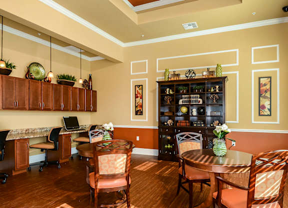 Business Center at Santos Isle Senior Apartments in Tarpon Springs FL