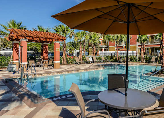Resort-Style Pool at Santos Isle Senior Apartments in Tarpon Springs FL