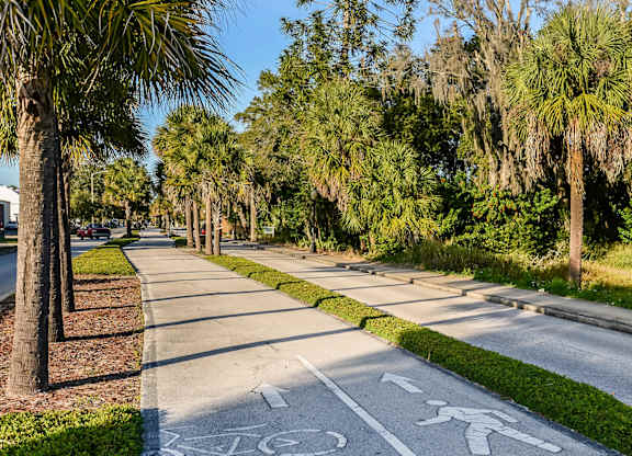 Local Walking Path at Santos Isle Senior Apartments in Tarpon Springs FL