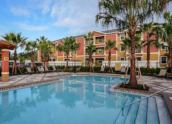Resort-Style Pool at Santos Isle Senior Apartments in Tarpon Springs FL
