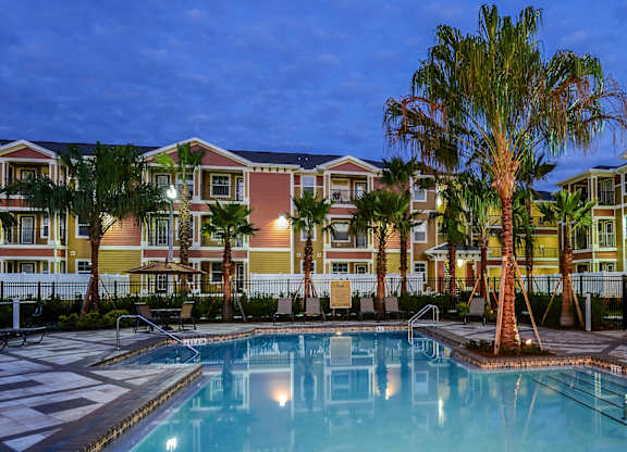Resort-style Pool at Santos Isle Senior Apartments in Tarpon Springs FL