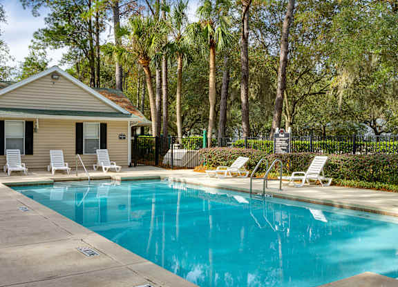 Resort-Inspired Pool at Santa Fe Oaks Affordable Apartments in Gainesville FL