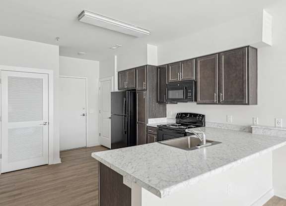 Fully Equipped Kitchens at Aspire at Church St Affordable Apartments in Norfolk, VA