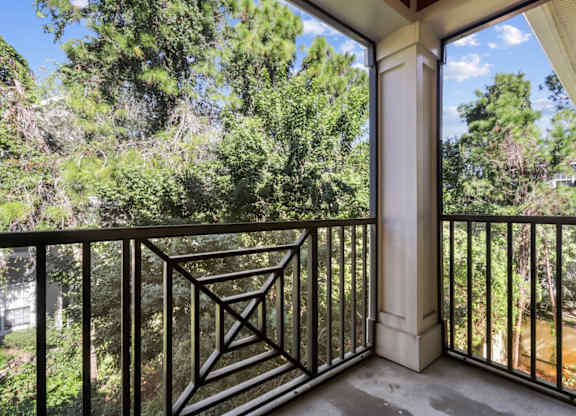 Nice private balcony at The Amalfi Clearwater Apartments