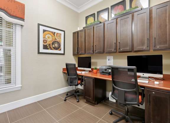 Business Center at The Amalfi Clearwater Apartments