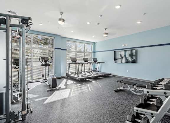 Fitness Center at Aspire at Church St Affordable Apartments in Norfolk, VA