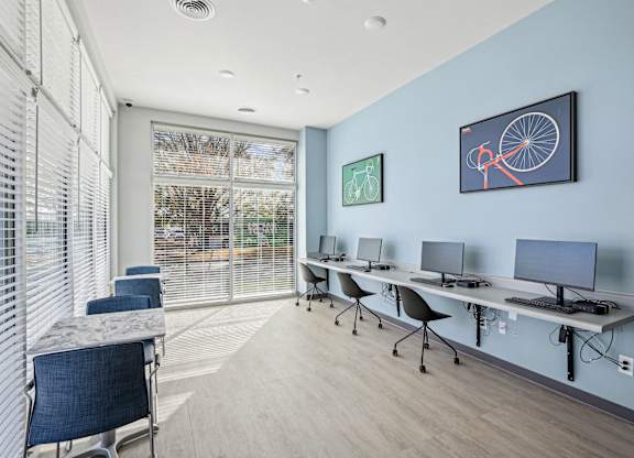 Business Center at Aspire at Church St Affordable Apartments in Norfolk, VA