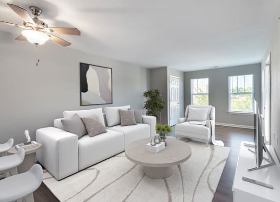 Spacious Living Areas at Chester Village Senior Apartments in Chester VA