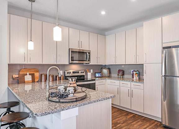 Chef-Inspired Kitchen at The Foundry Luxury Apartments in Tampa FL