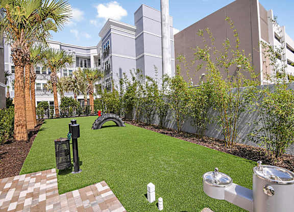 Pet Park at The Foundry Luxury Apartments in Tampa FL