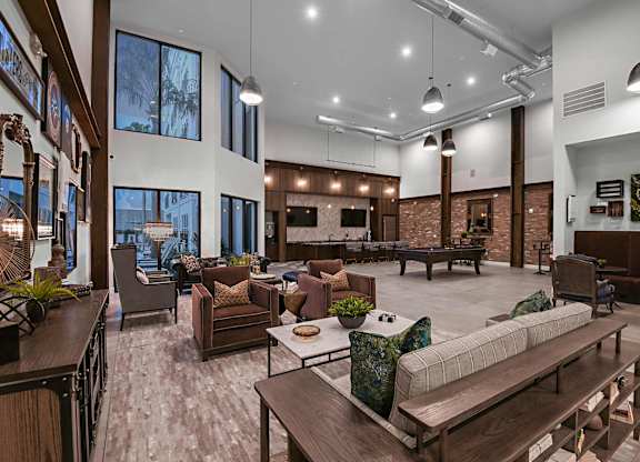 Club Room at The Foundry Luxury Apartments in Tampa FL
