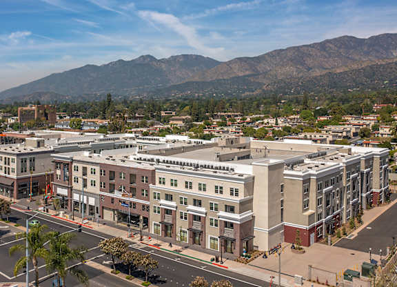 Aerial View at The Huntington Luxury Apartments in Duarte CA