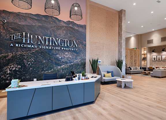 Leasing Office at The Huntington Luxury Apartments in Duarte CA