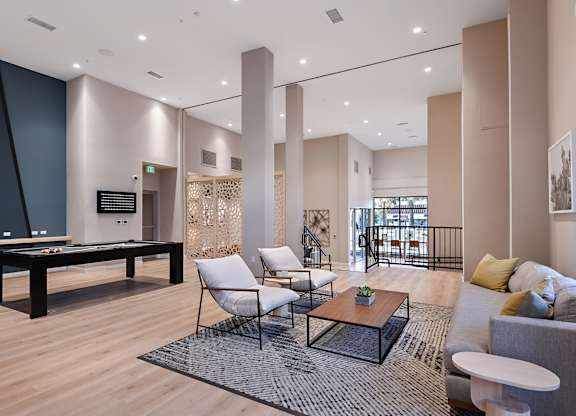Clubhouse at The Huntington Luxury Apartments in Duarte CA