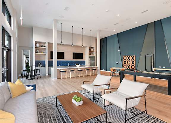 Clubhouse at The Huntington Luxury Apartments in Duarte CA