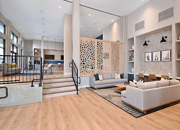 Clubhouse at The Huntington Luxury Apartments in Duarte CA