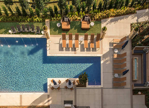 Resort-Style Pool at Parc at White Rock Luxury Apartments in Dallas TX