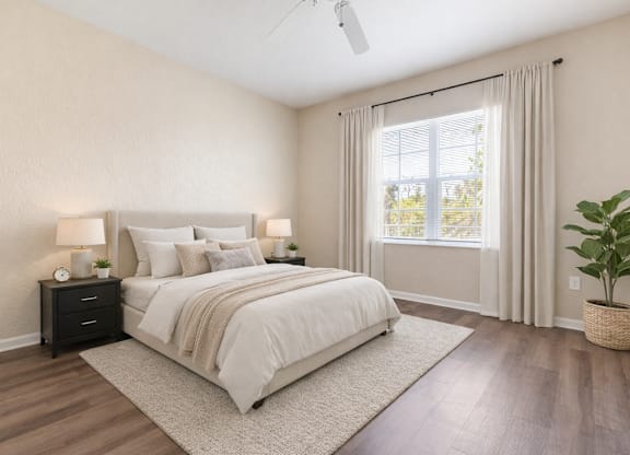 Spacious Bedrooms at Cristina Woods Affordable Apartments in Riverview FL