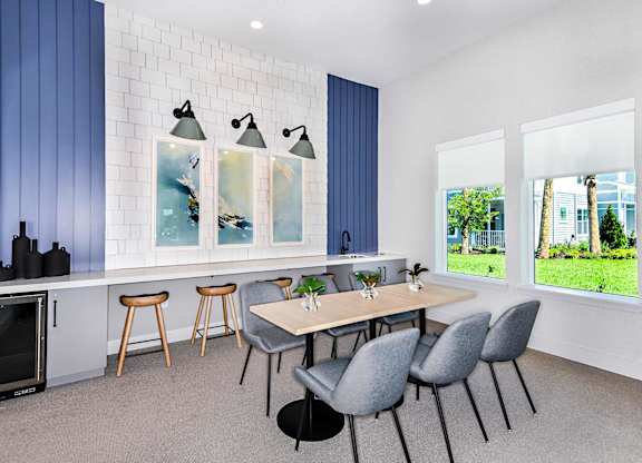 Media Room at The Gallery Luxury Apartments in Trinity, FL