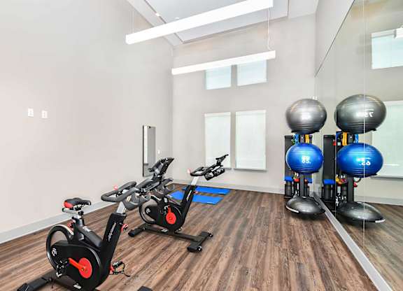 Yoga and Spin Studio at The Gallery Luxury Apartments in Trinity FL